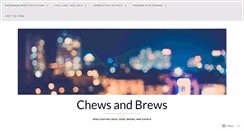 Desktop Screenshot of chewsandbrews.com